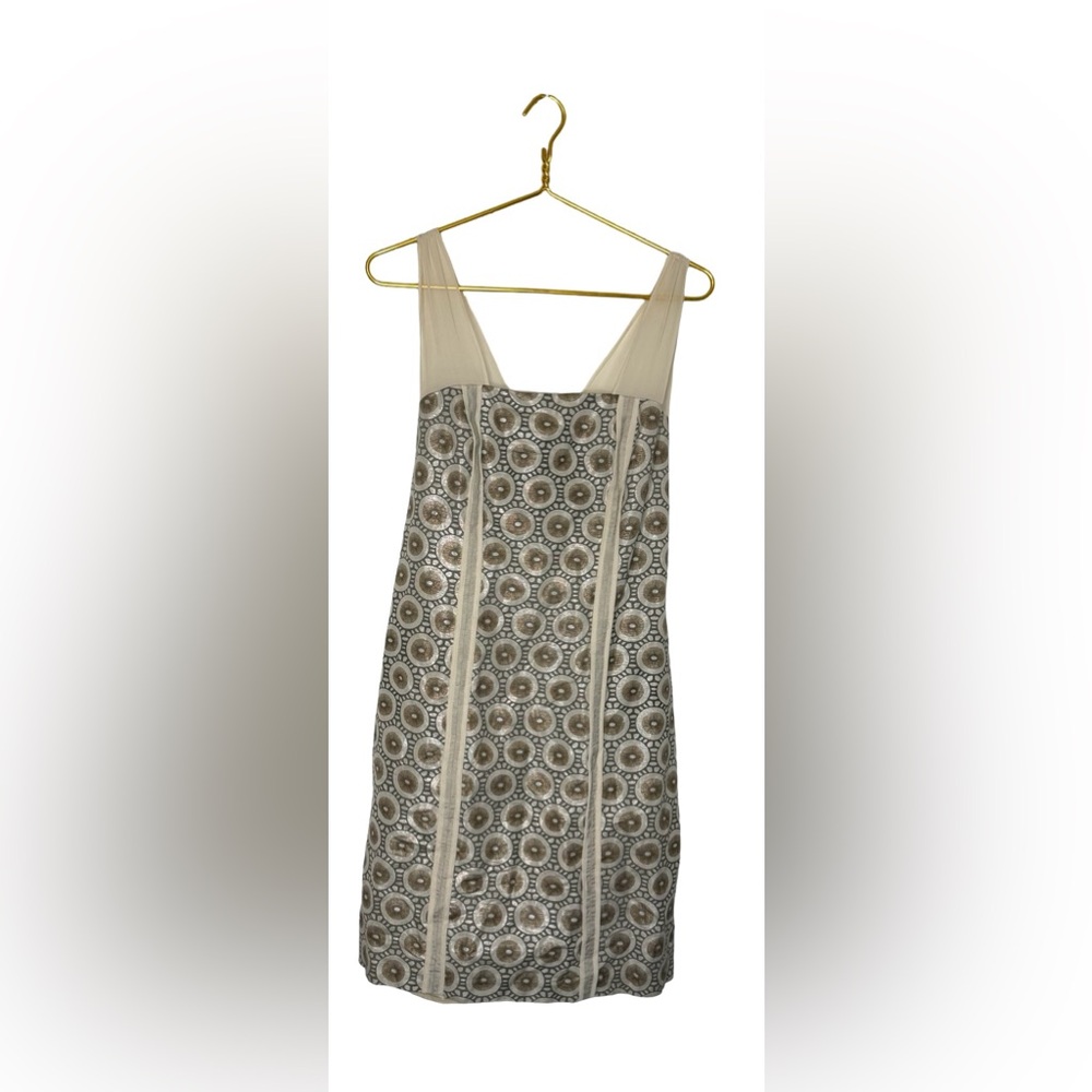 ✨🤍 Isabel Toledo‎ for Lane Bryant Embellished Mesh Panel Shift Dress 14 🤍✨